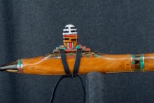 Western Red Cedar Burl Native American Flute, Minor, Mid G-4, #S18K (4)